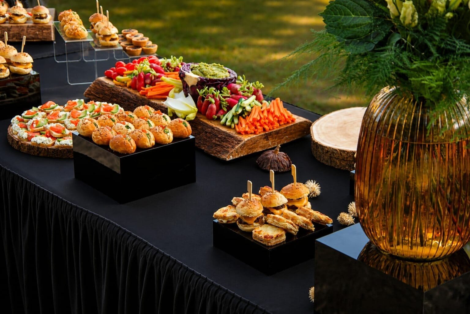 Détail d’un buffet artisanal Clairement Délicieux
